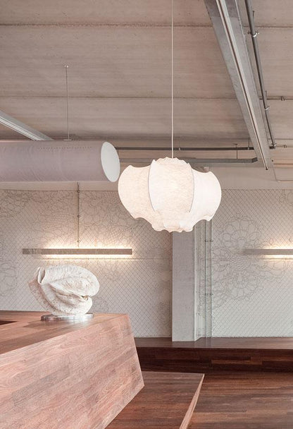 Veil Cocoon Pendant Lamp ? 26.8″ x H 19.3″ / Dia 68cm x H 49cm / White Pendant light