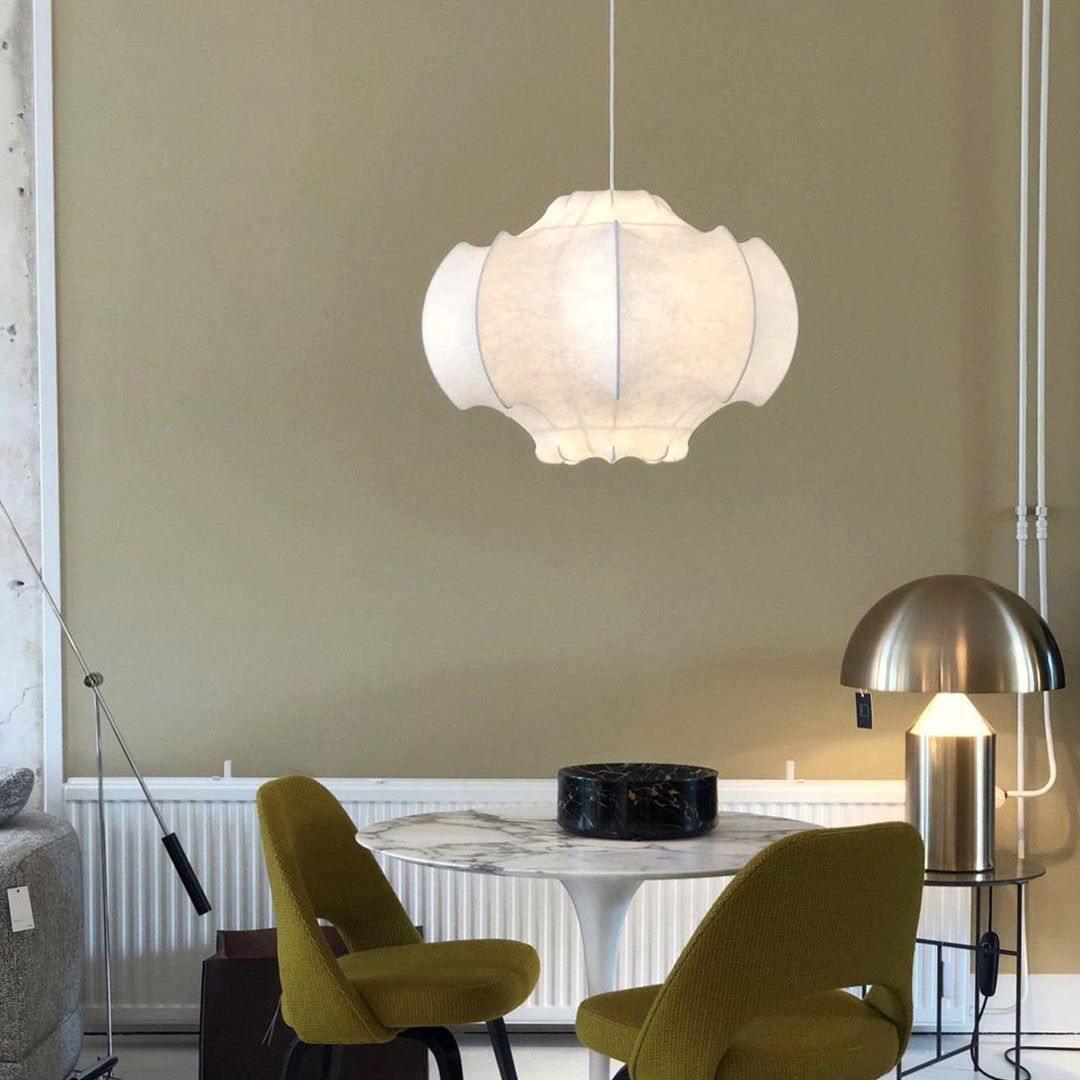 Veil Cocoon Pendant Lamp ? 26.8″ x H 19.3″ / Dia 68cm x H 49cm / White Pendant light