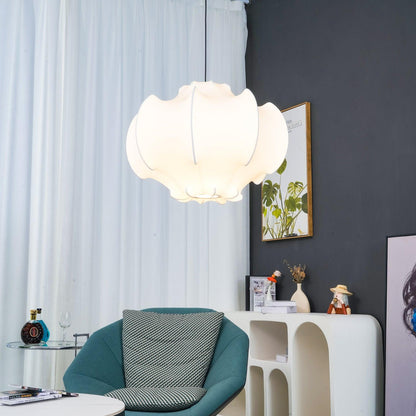 Veil Cocoon Pendant Lamp ? 26.8″ x H 19.3″ / Dia 68cm x H 49cm / White Pendant light
