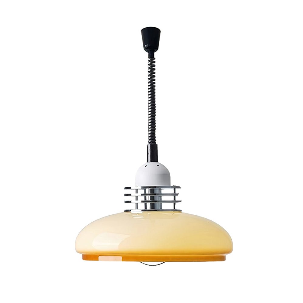 Vistosi Pendant Lamp Dia 13.8″ x H 9.8″ / Dia 35cm x H 25cm / Chrome & Orange gradient Pendant light