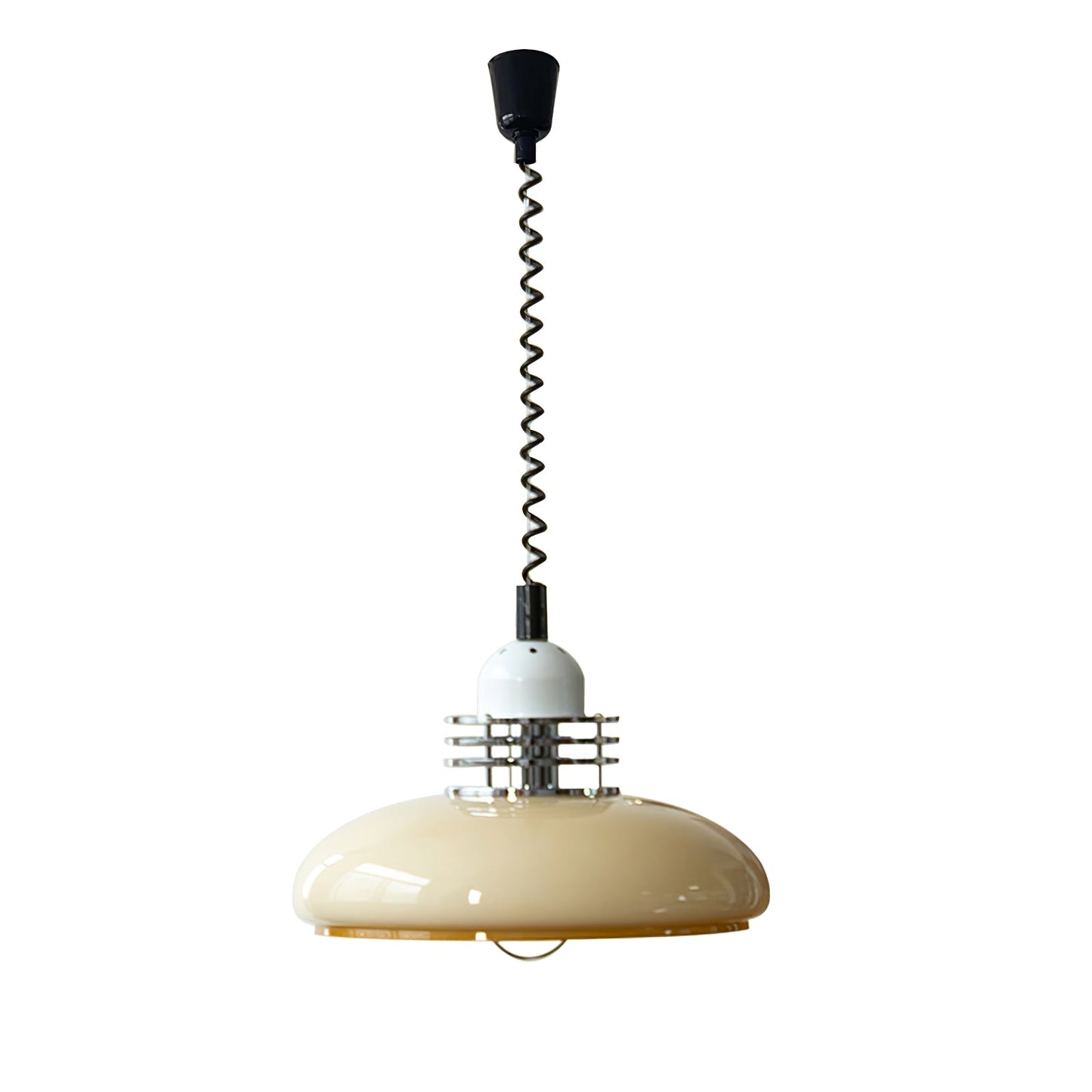 Vistosi Pendant Lamp Dia 13.8″ x H 9.8″ / Dia 35cm x H 25cm / Chrome & Orange gradient Pendant light