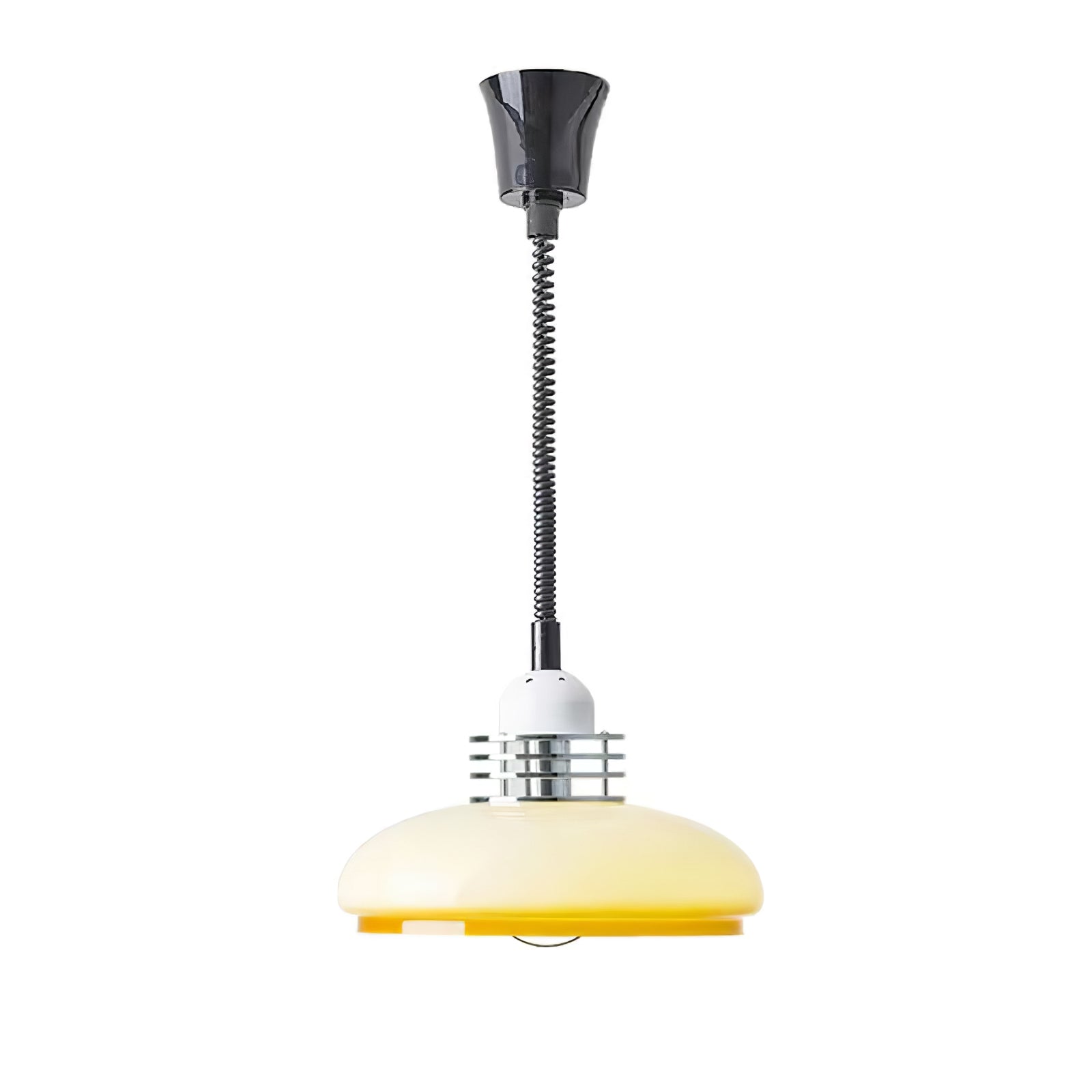Vistosi Pendant Lamp Dia 13.8″ x H 9.8″ / Dia 35cm x H 25cm / Chrome & Orange gradient Pendant light