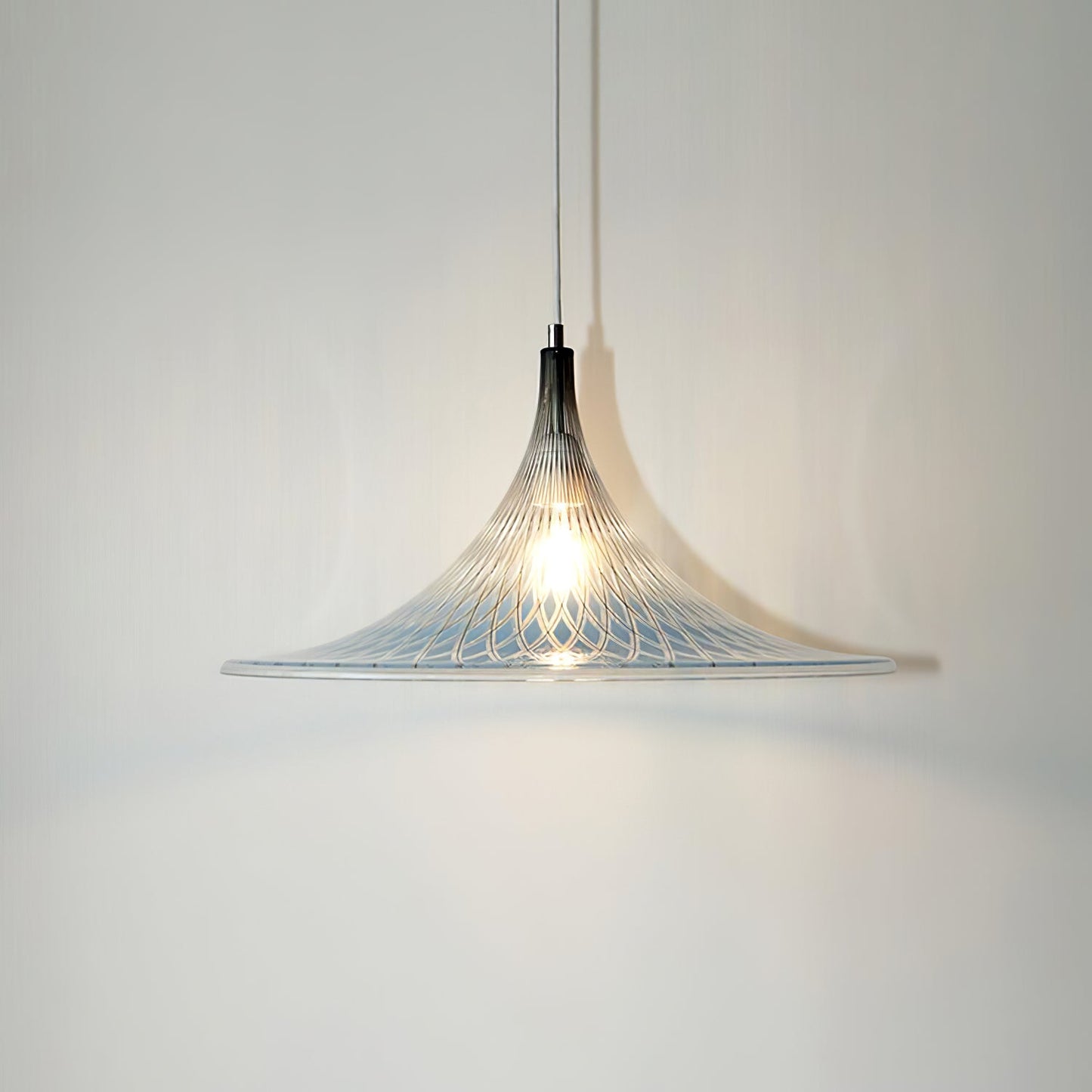 Vortex Pendant Light Dia 15.7″ x H 9.8″ / Chrome & Blue Pendant light