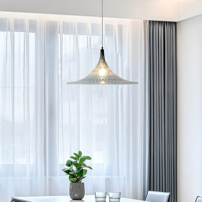 Vortex Pendant Light Dia 15.7″ x H 9.8″ / Chrome & Blue Pendant light