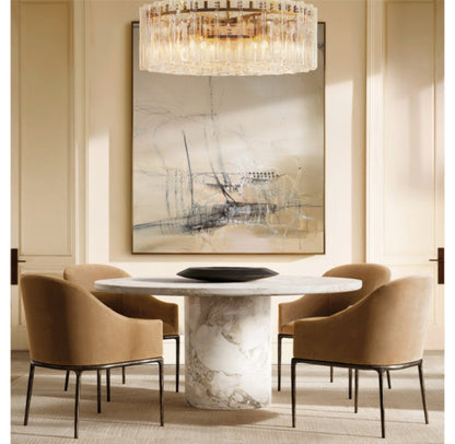 Thaddeus Slope Fabric Dining Armchair