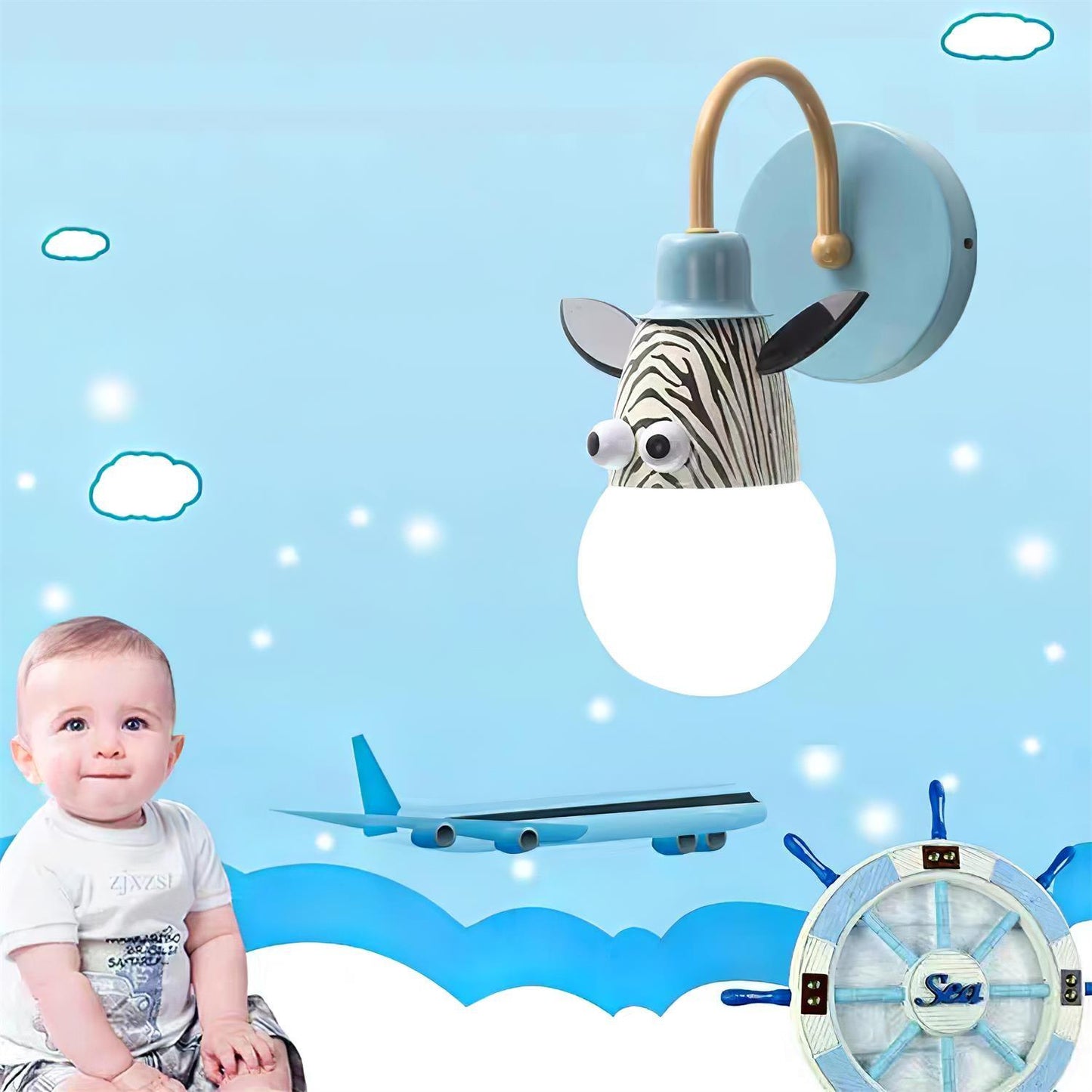 Cartoon Animal Kids Wall Lamp Wall lamp