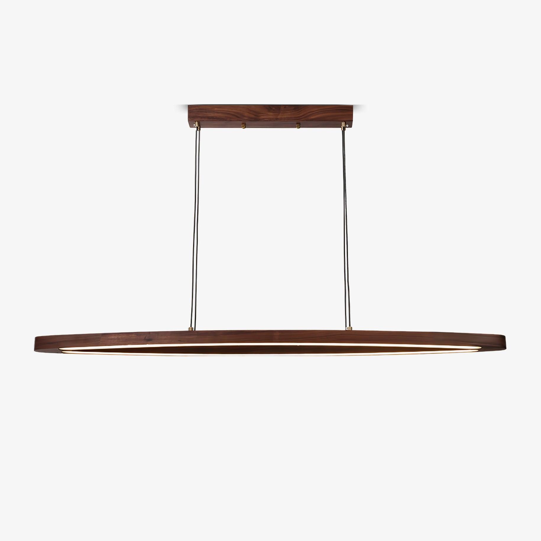 Walnut Arc Linear Pendant Lamp Pendant light