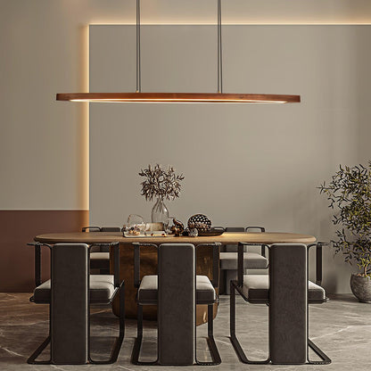 Walnut Arc Linear Pendant Lamp Pendant light