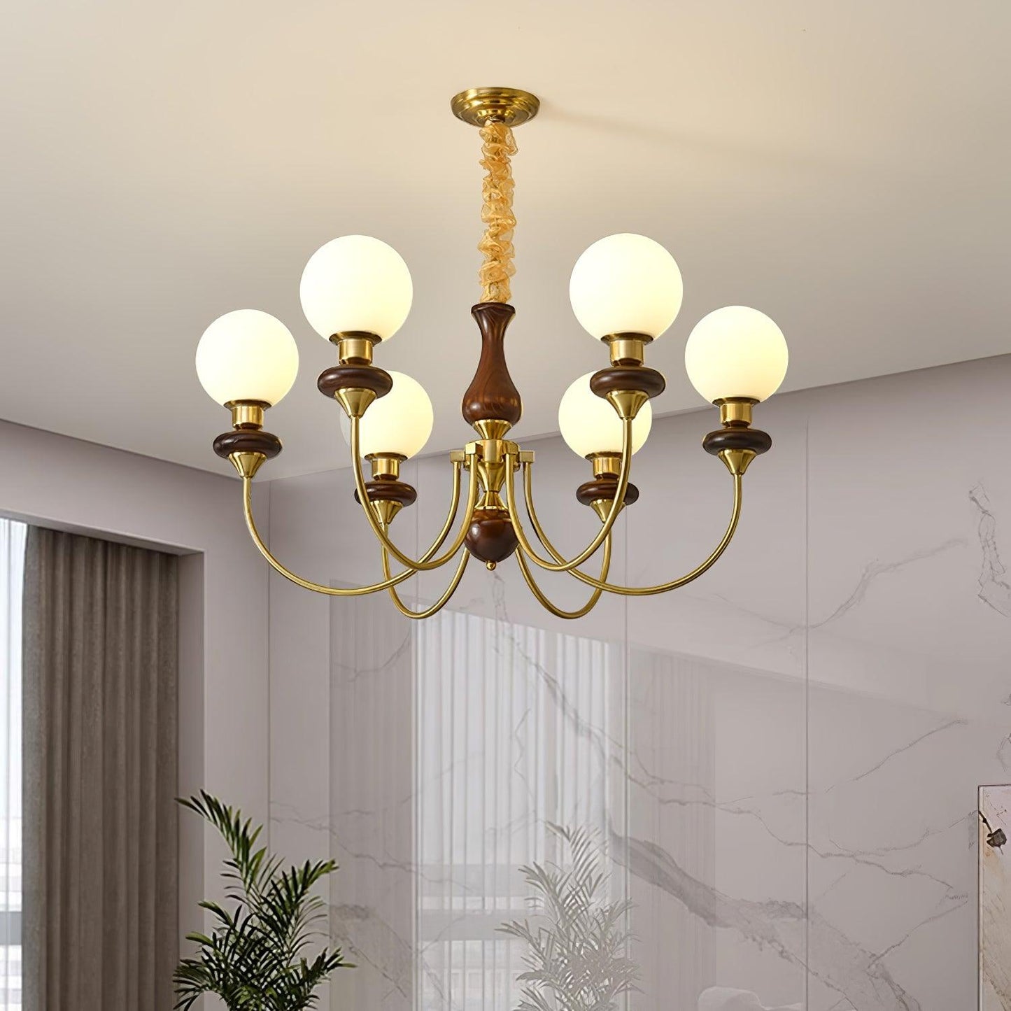 Retro Monique Chandelier Chandelier