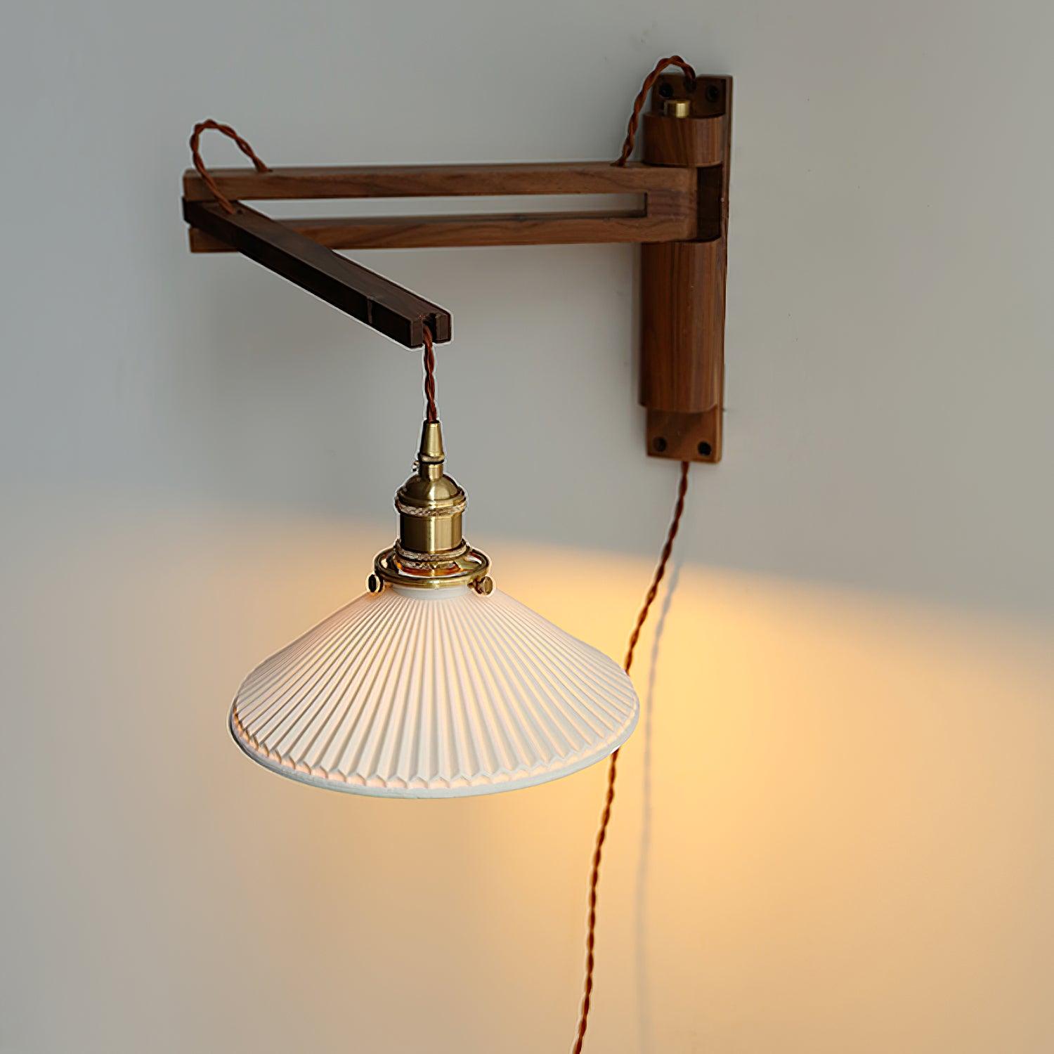 Walnut Telescopic Wall Lamp Wall lamp