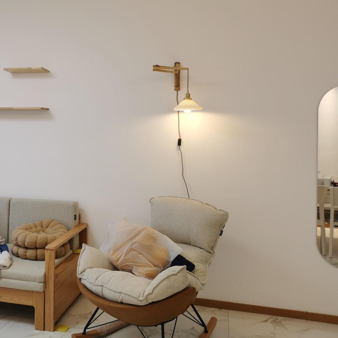Walnut Telescopic Wall Lamp Wall lamp