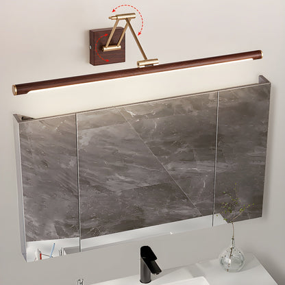 Walnut Color Linear Adjustable Wall Light Wall lamp