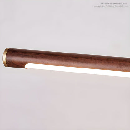 Walnut Color Linear Adjustable Wall Light Wall lamp