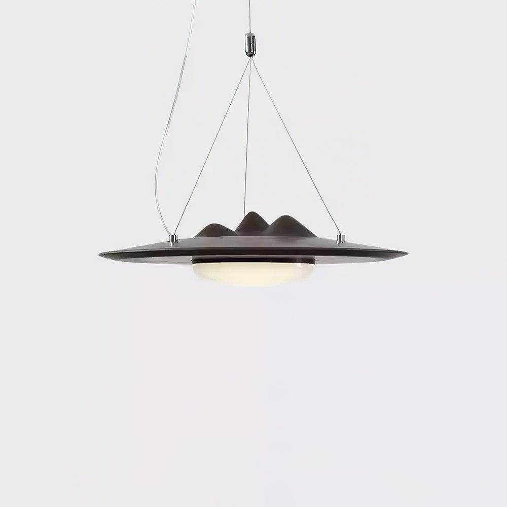 Wanderer Pendant Lamp Dia 19.7″ x H 19.7″ / Wood Color / Warm Light Pendant light