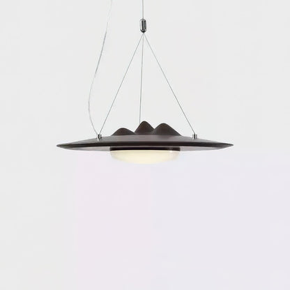Wanderer Pendant Lamp Dia 19.7″ x H 19.7″ / Wood Color / Warm Light Pendant light