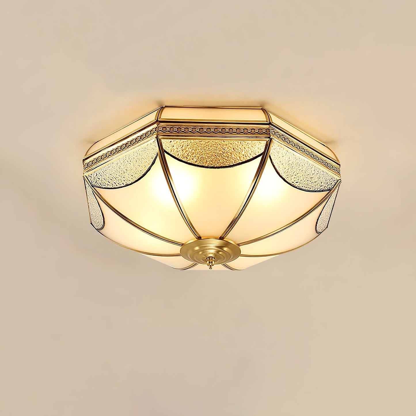 Warehouse Dome Shape Ceiling Lamp ? 17.7″ x H 7.1″ / Brass Ceiling lamp