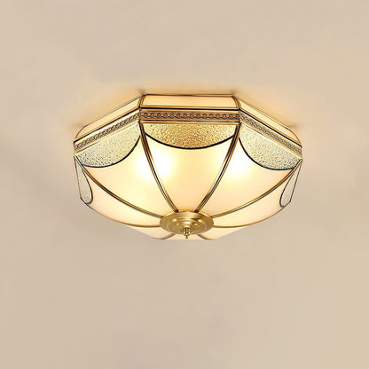 Warehouse Dome Shape Ceiling Lamp ? 17.7″ x H 7.1″ / Brass Ceiling lamp