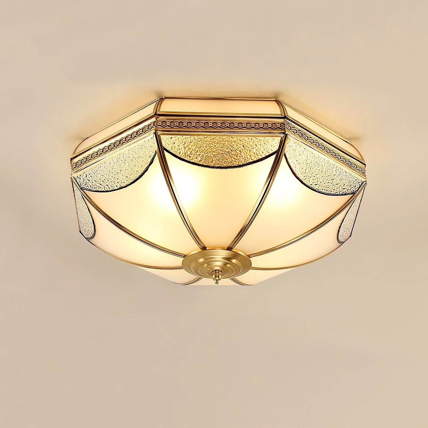 Warehouse Dome Shape Ceiling Lamp ? 23.6″ x H 7.5″ / Brass Ceiling lamp