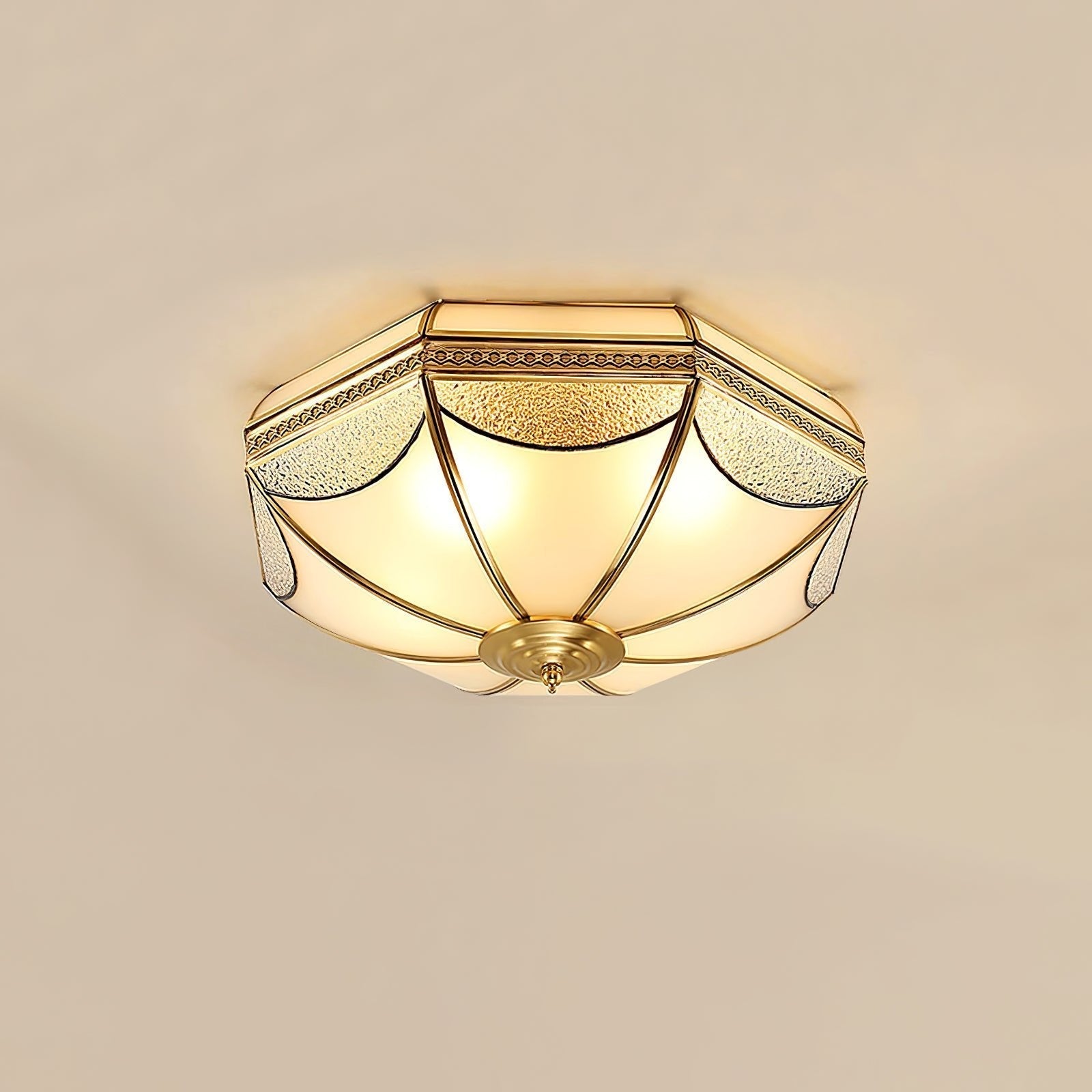 Warehouse Dome Shape Ceiling Lamp ? 13.8″ x H 7.1″ / Brass Ceiling lamp