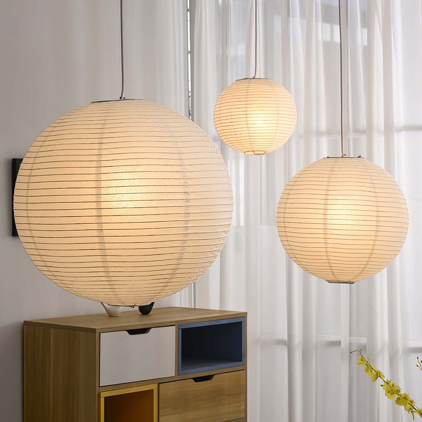 Washi Paper A Pendant Lamp 1001 Pendant light