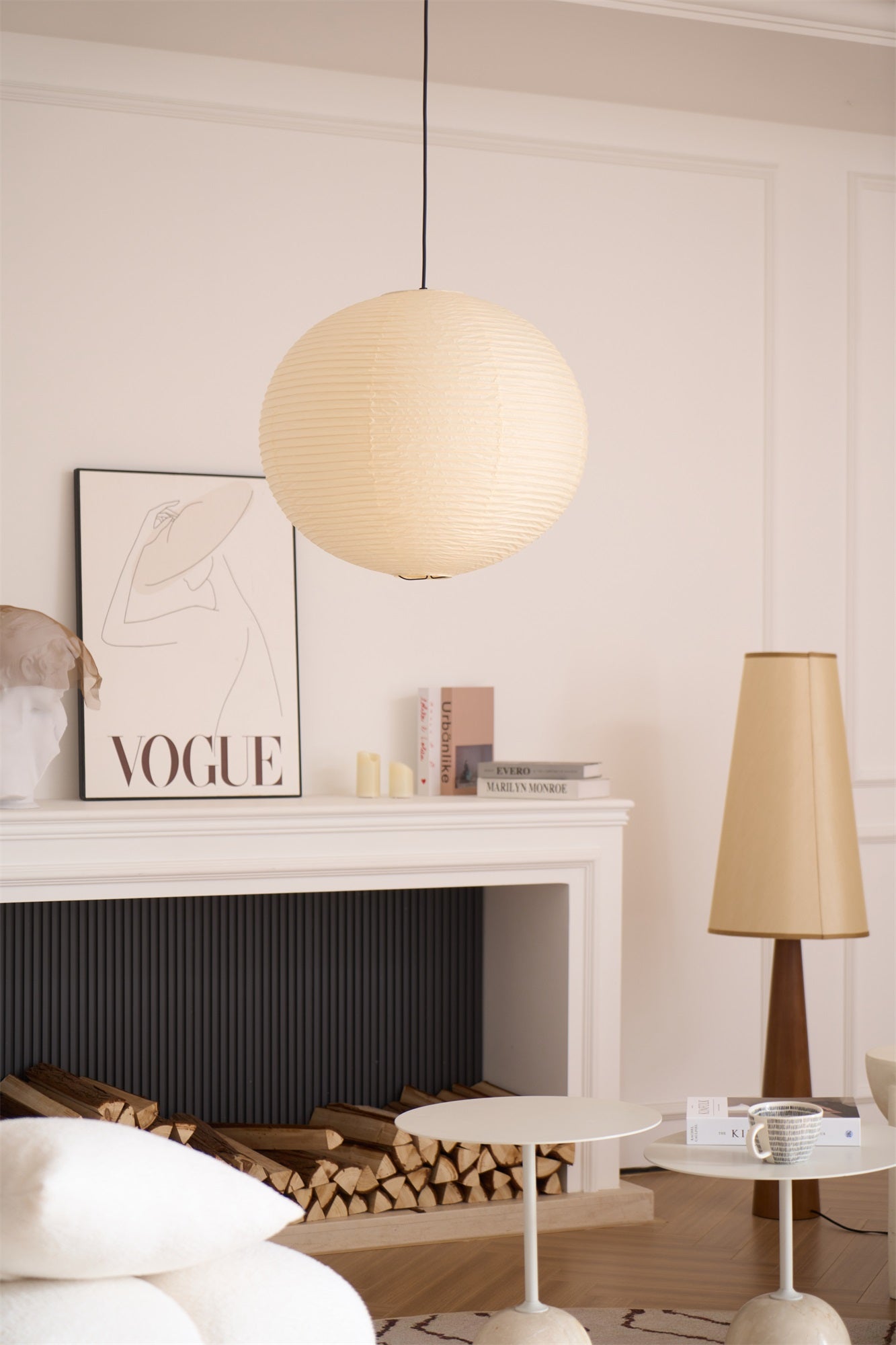 Washi Paper A Pendant Lamp 1001 Pendant light