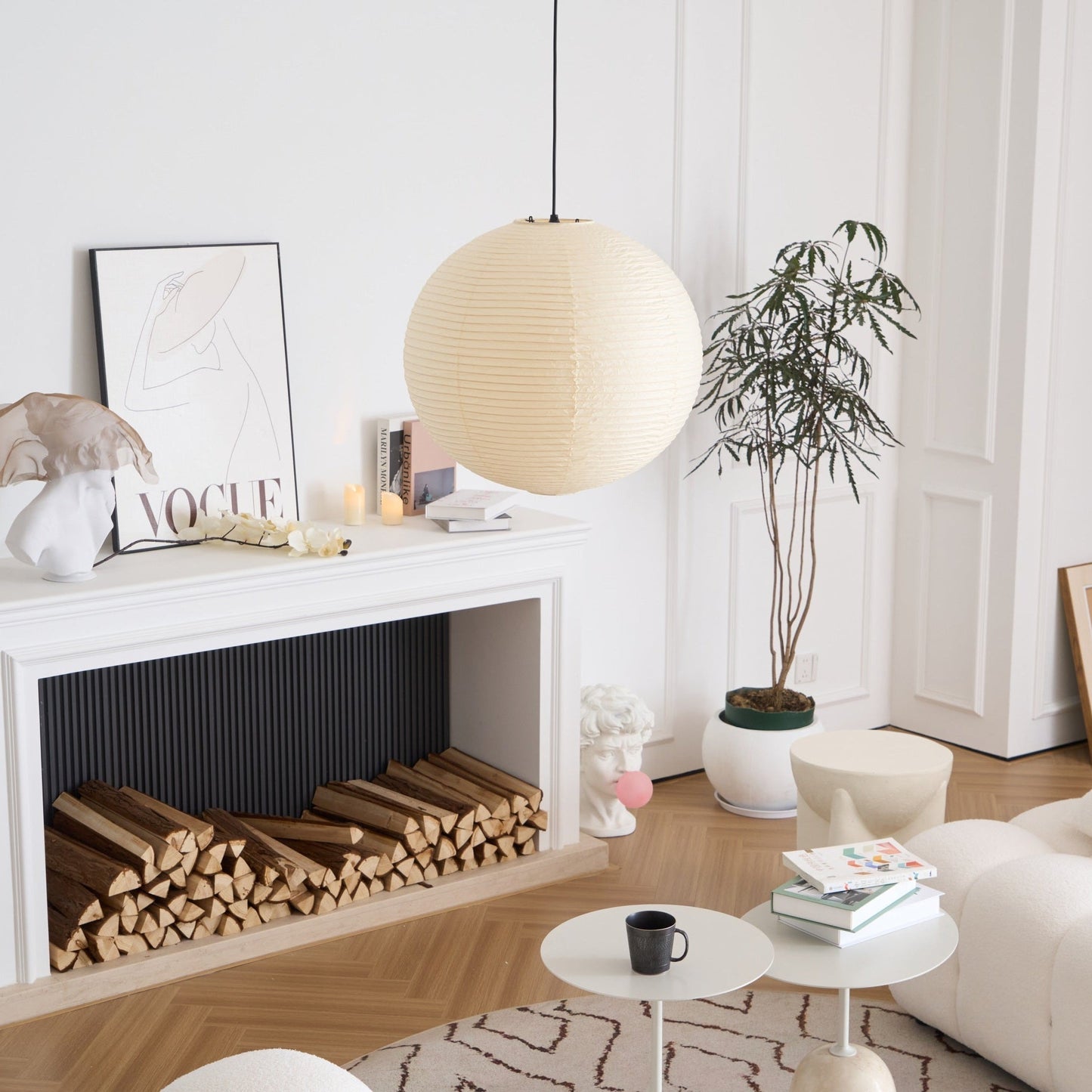 Washi Paper A Pendant Lamp 1001 Pendant light