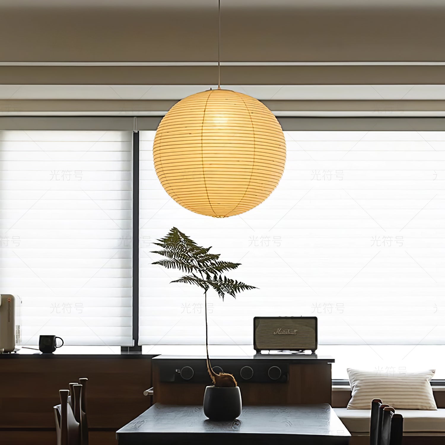 Akari A Pendant Swag Light Pendant light