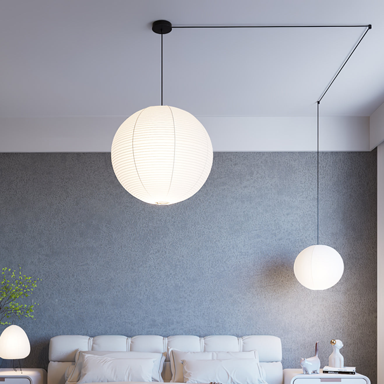 Washi Paper A Pendant Lamp 1001 Pendant light