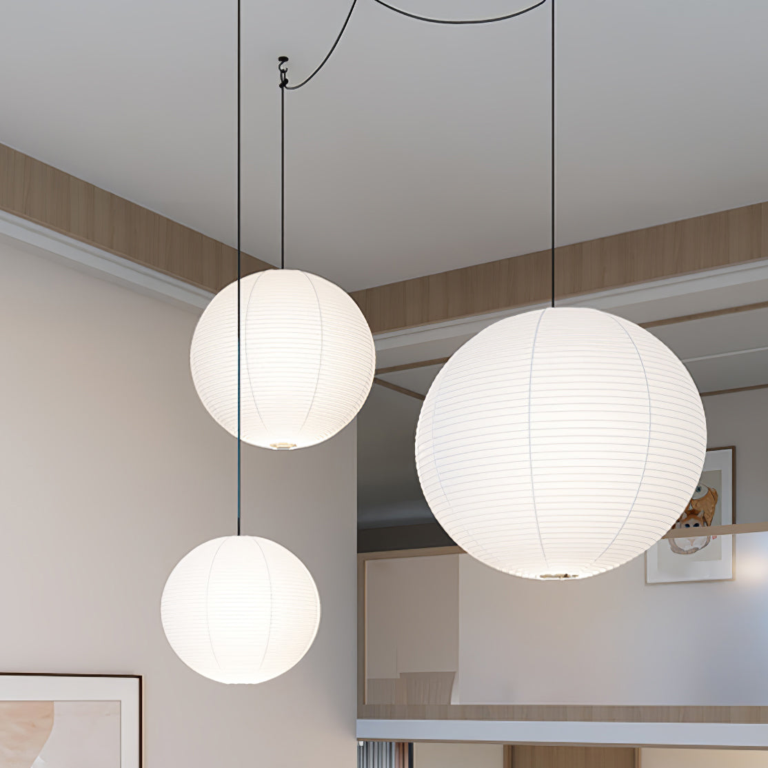 Akari A Pendant Swag Light Pendant light