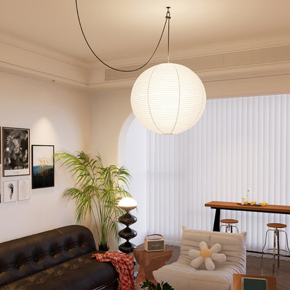Akari A Round Swag Light 1001 Pendant light
