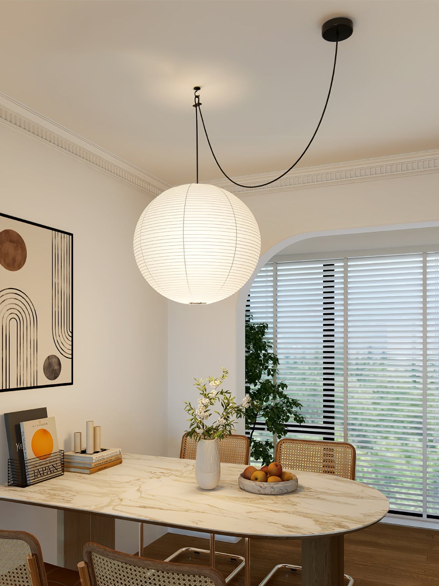 Washi Paper A Pendant Lamp 1001 Pendant light