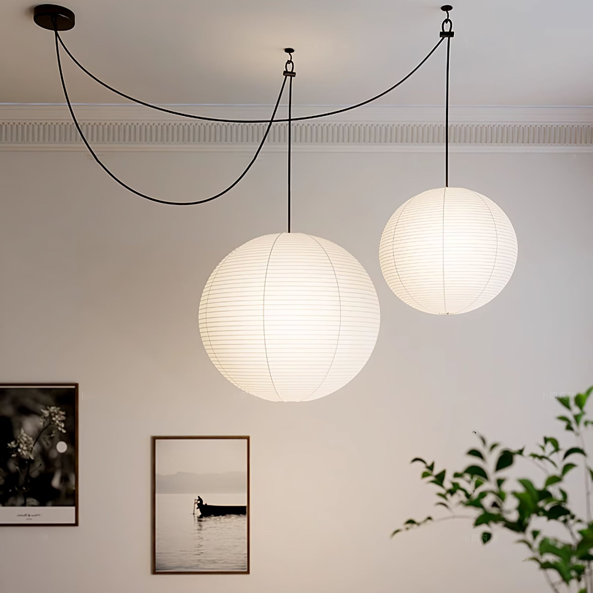 Washi Paper A Pendant Lamp 1001 Pendant light