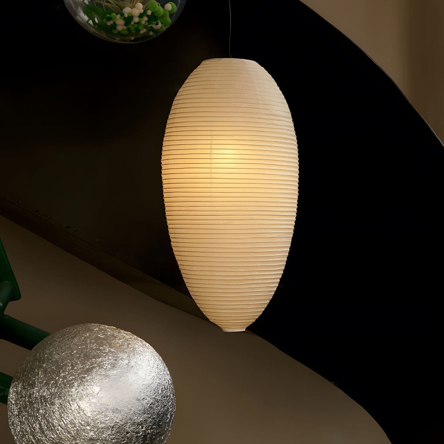Washi Paper Chestnut Pendant Lamp Pendant light