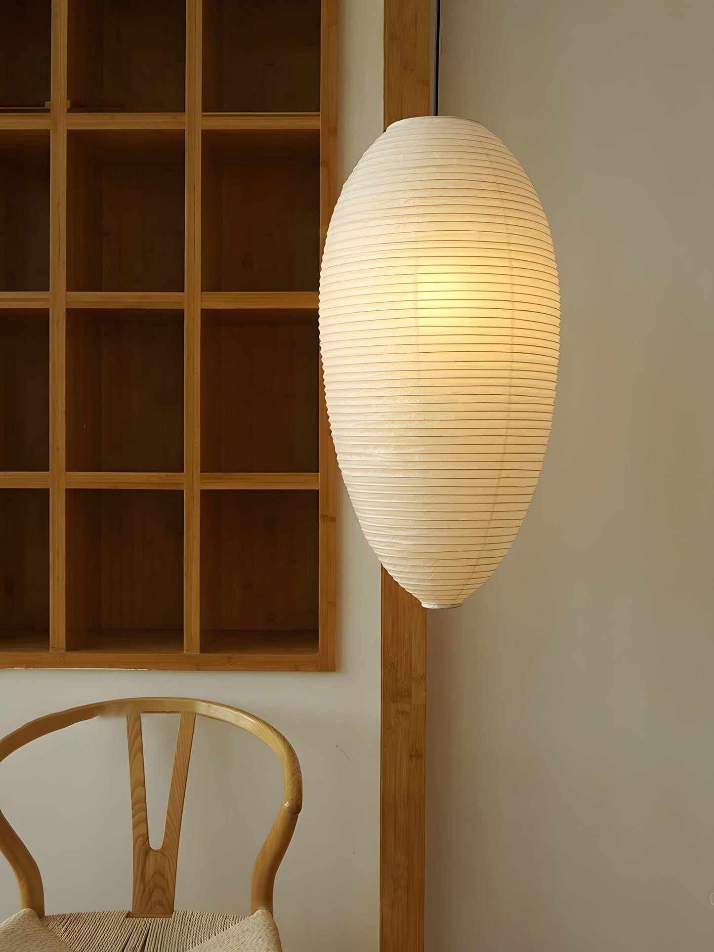 Washi Paper Chestnut Pendant Lamp Pendant light