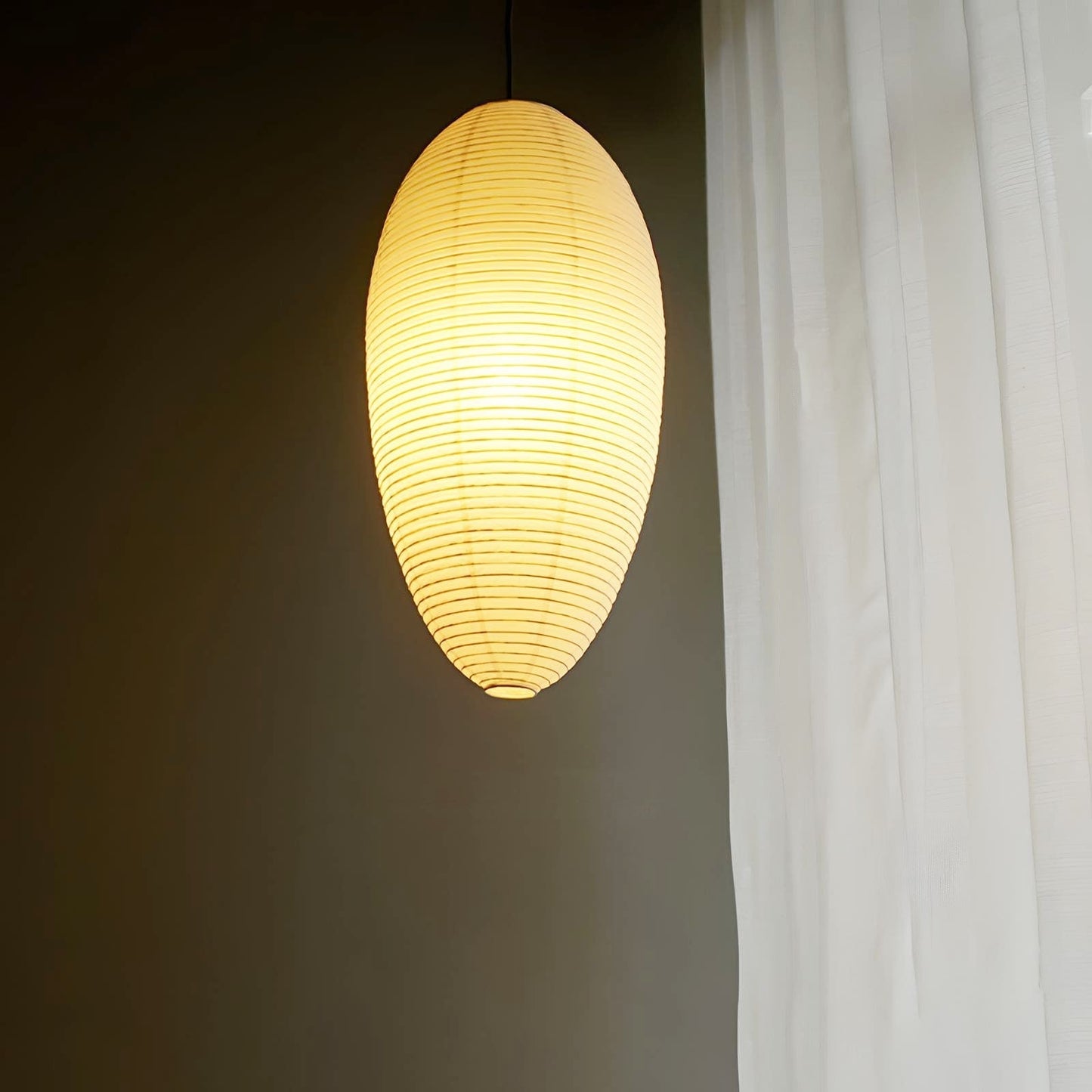Washi Paper Chestnut Pendant Lamp Pendant light