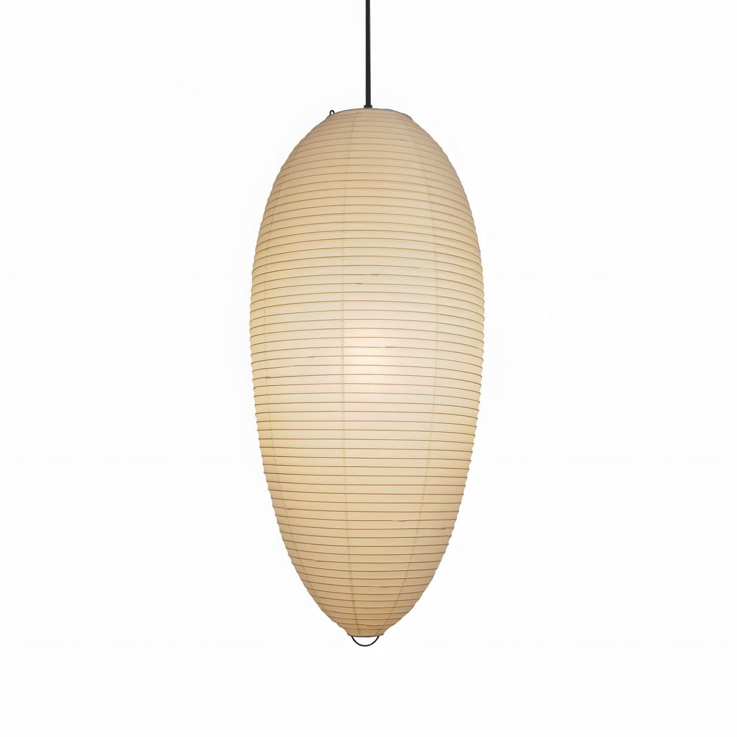 Washi Paper Chestnut Pendant Lamp Dia 11.4″ x H 19.7″ / White Pendant light