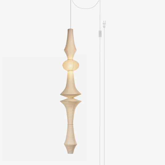 Washi Paper E Pendant Swag Light Pendant light