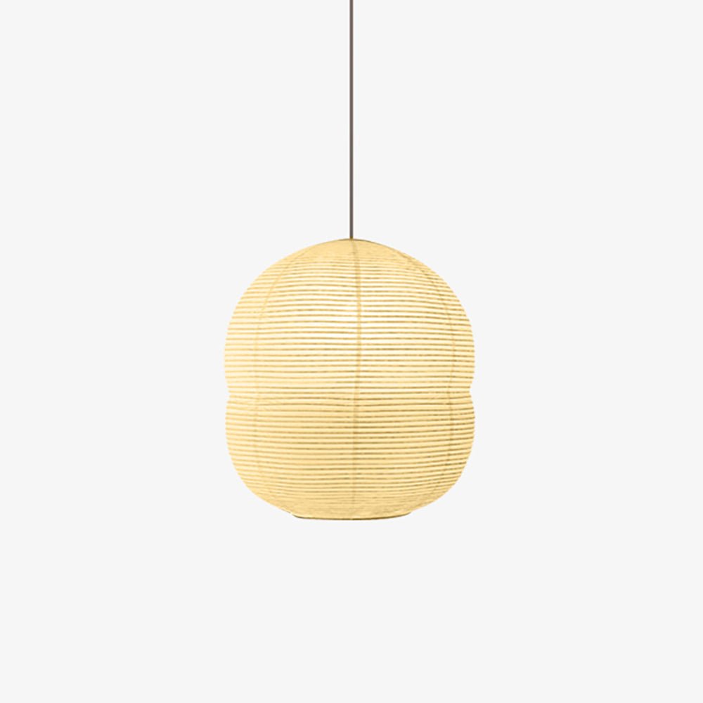 Washi Paper Mini Pendant Light Dia 40cm x H 42cm / Dia 15.7″ x H 16.5″ / White Pendant light