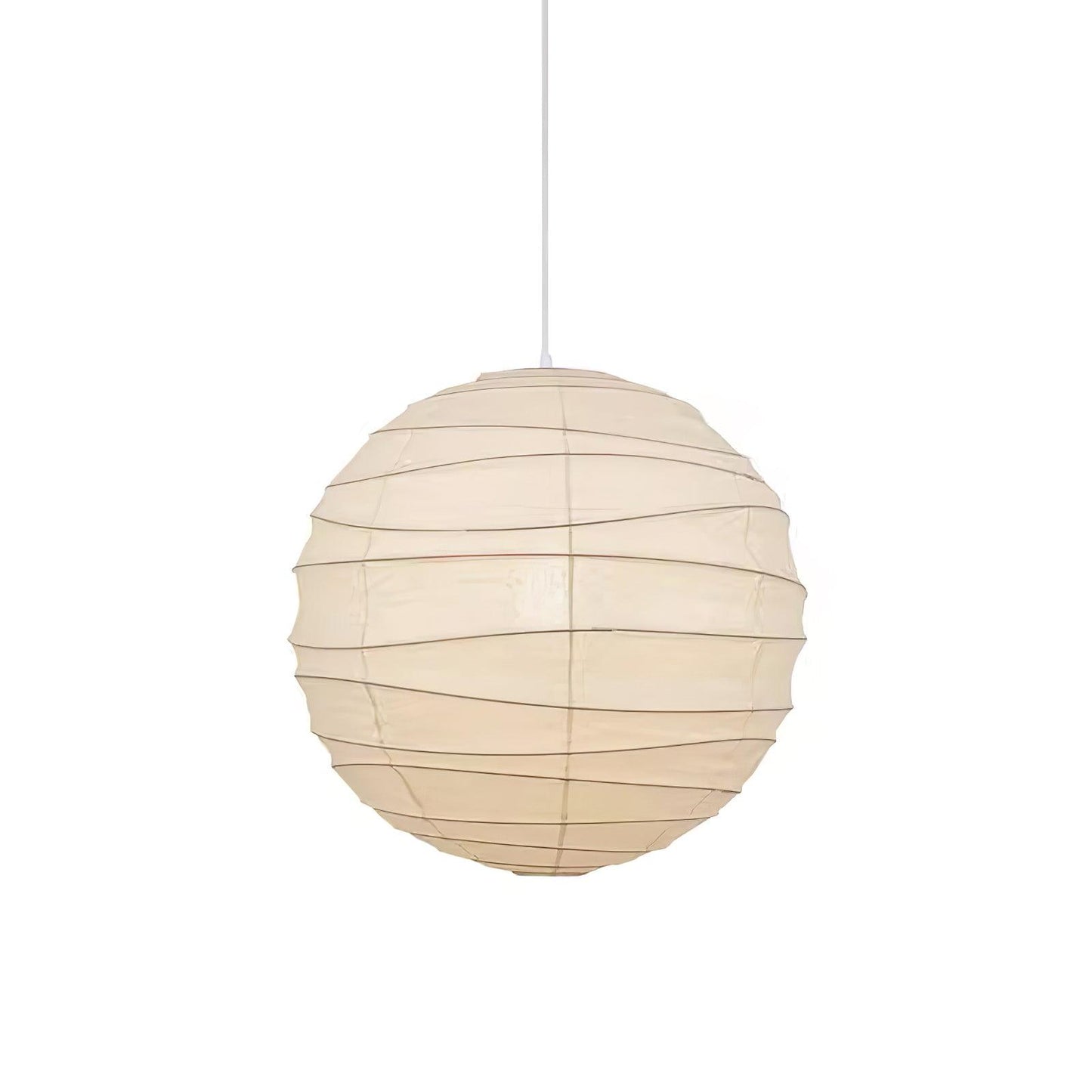 Washi Paper Pendant Lamp ? 29.5″ x H 27.9″ / Dia 75cm x H 71cm / White Pendant light