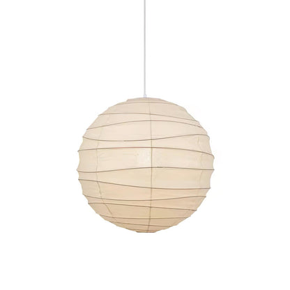 Washi Paper Pendant Lamp ? 29.5″ x H 27.9″ / Dia 75cm x H 71cm / White Pendant light
