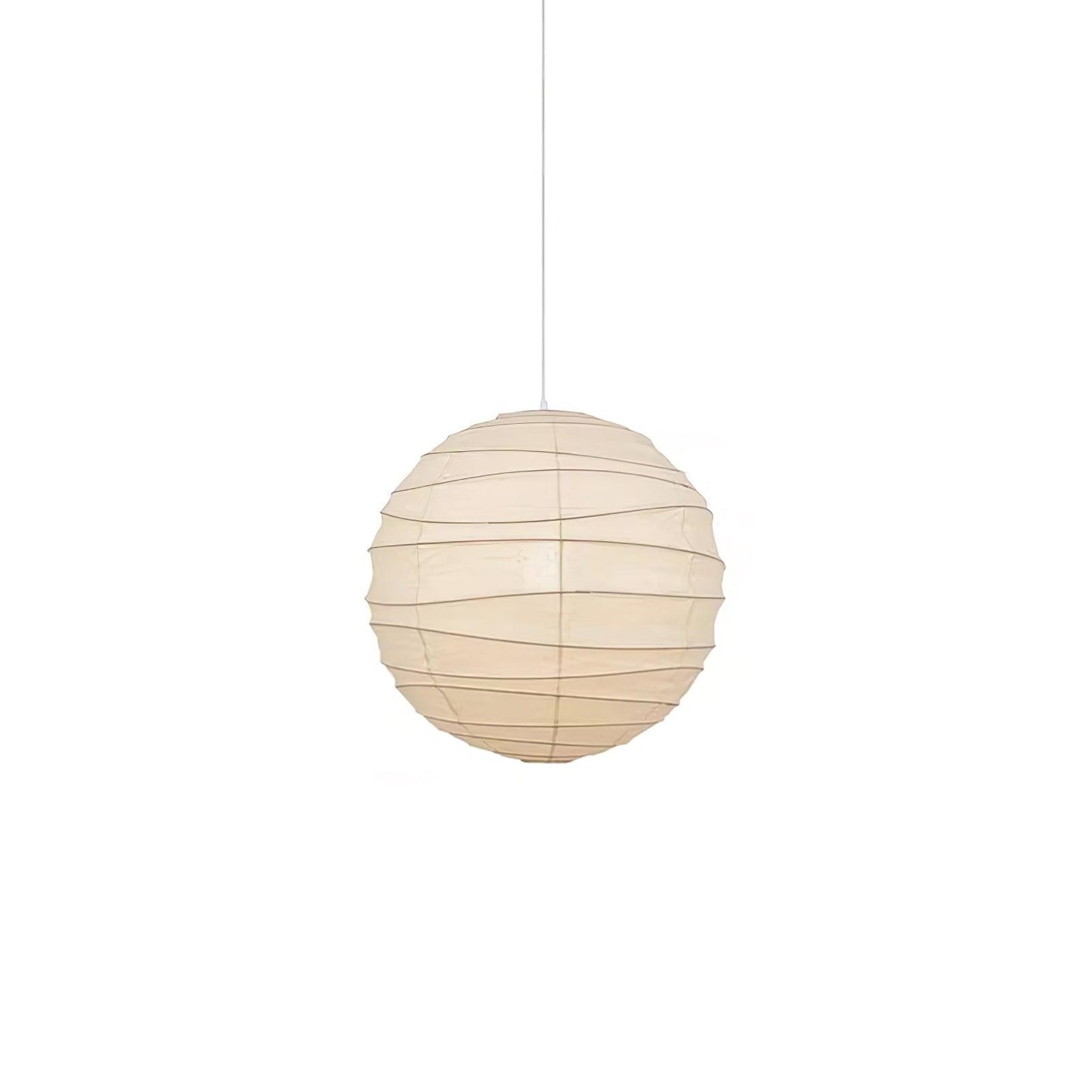 Washi Paper Pendant Lamp ? 11.8″ x H 11″ / Dia 30cm x H 28cm / White Pendant light