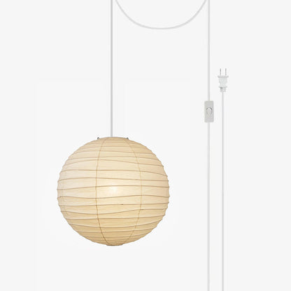 Washi Paper Pendant Swag Lamp Pendant light