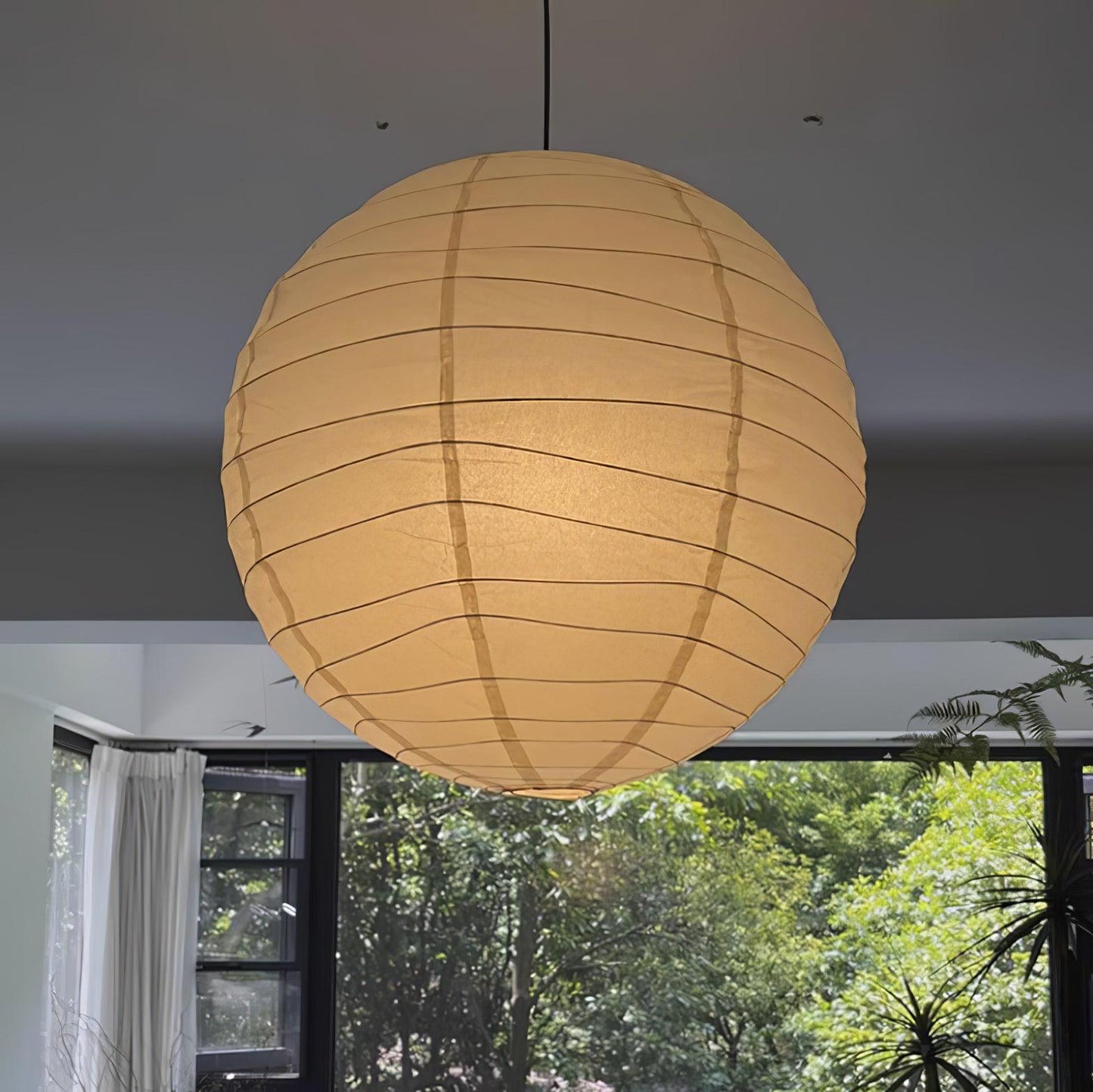 Washi Paper Pendant Swag Lamp Pendant light