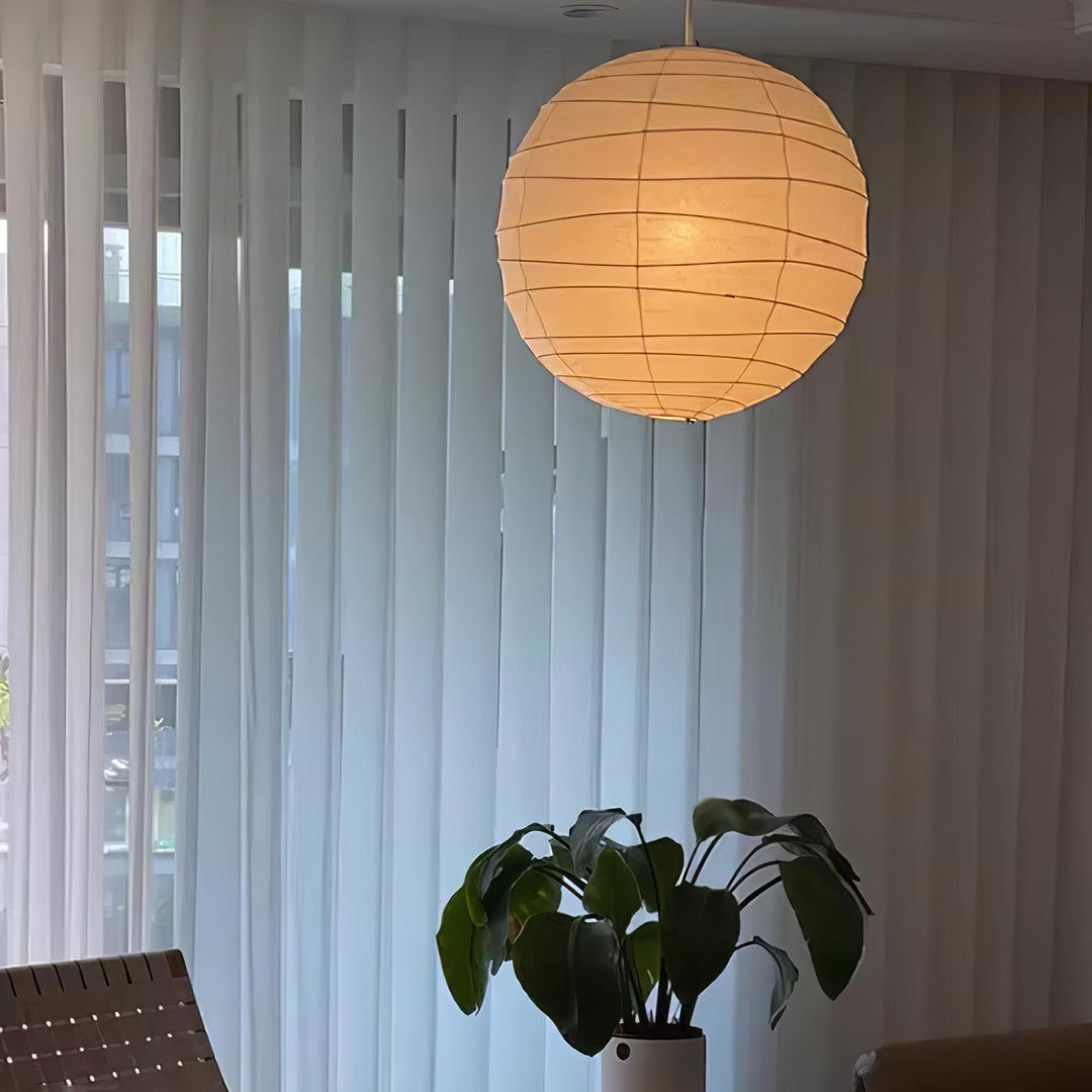 Washi Paper Pendant Swag Lamp Pendant light