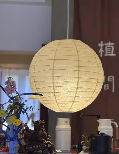 Washi Paper Pendant Swag Lamp Pendant light