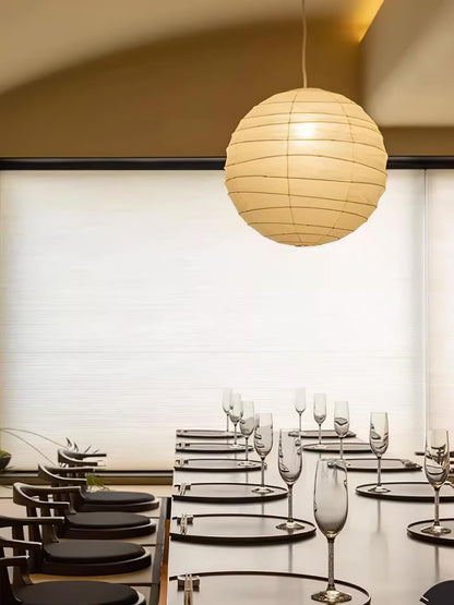 Washi Paper Pendant Swag Lamp Pendant light