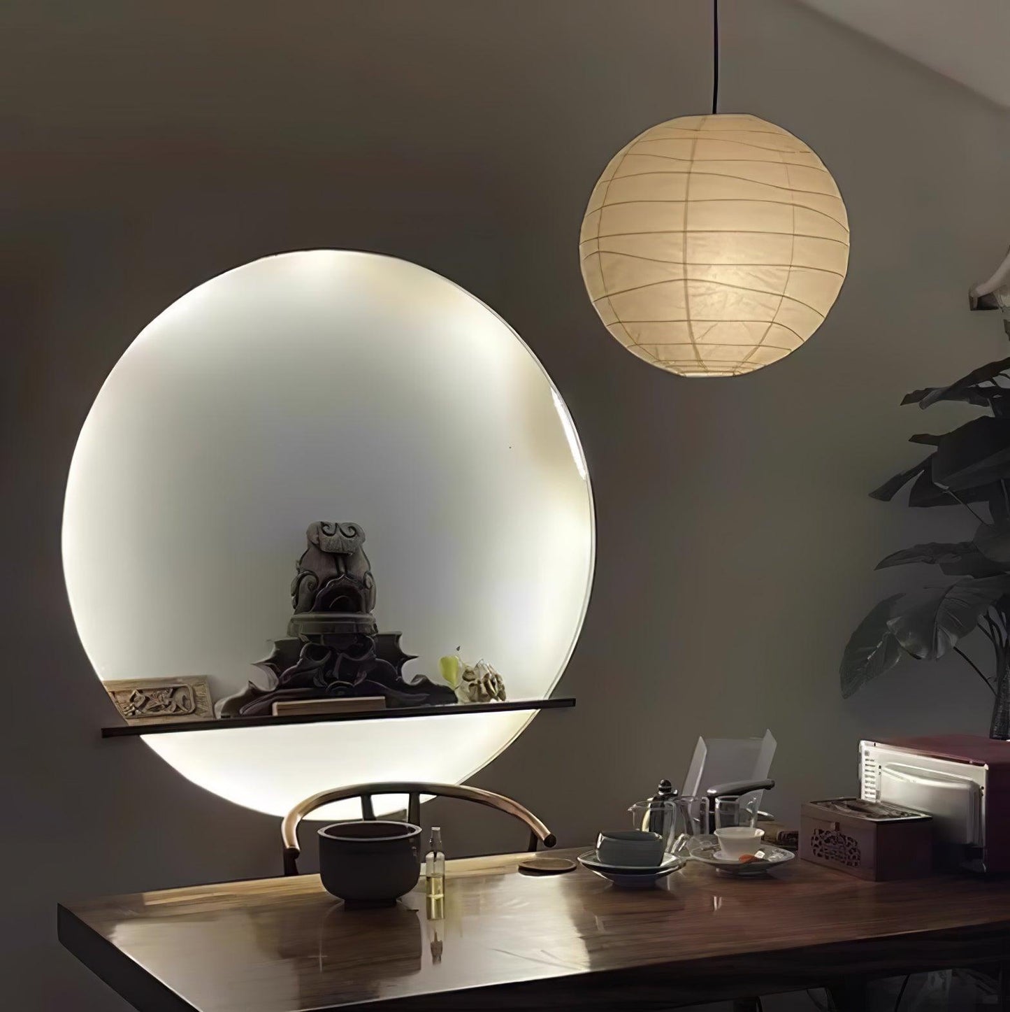 Washi Paper Pendant Swag Lamp Pendant light