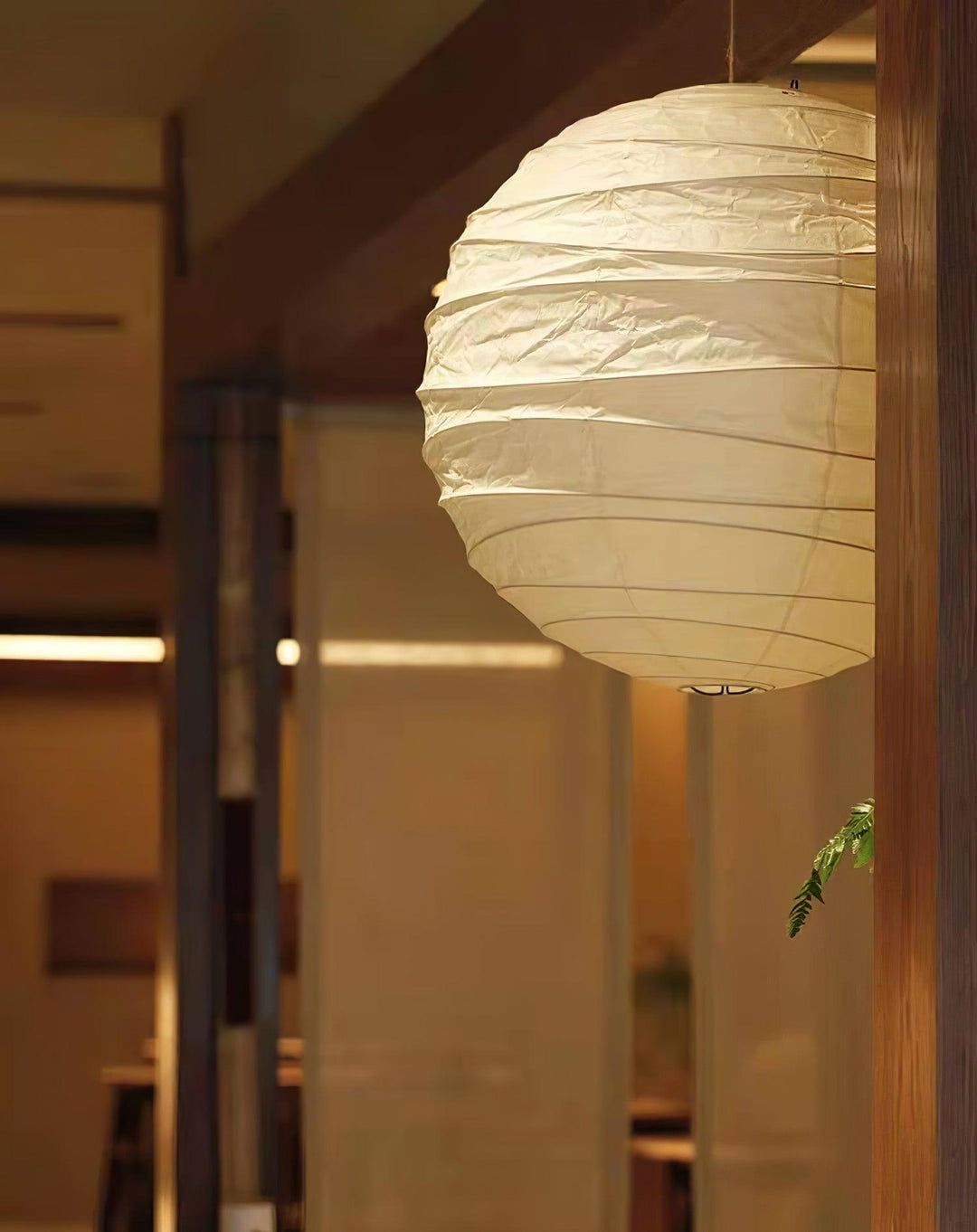 Washi Paper Pendant Swag Lamp Pendant light