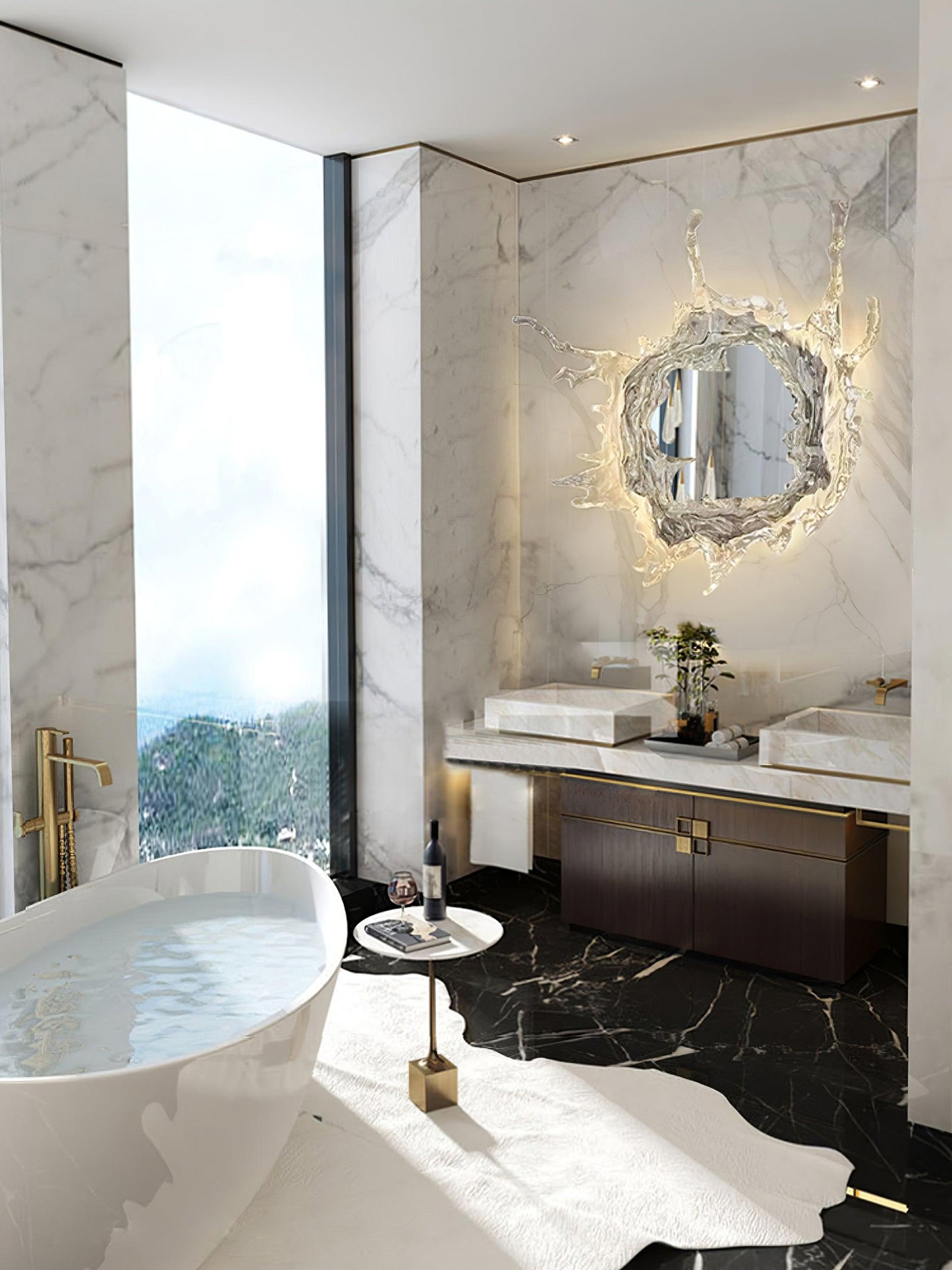 Water Drop Mirror Wall Lamp Wall lamp
