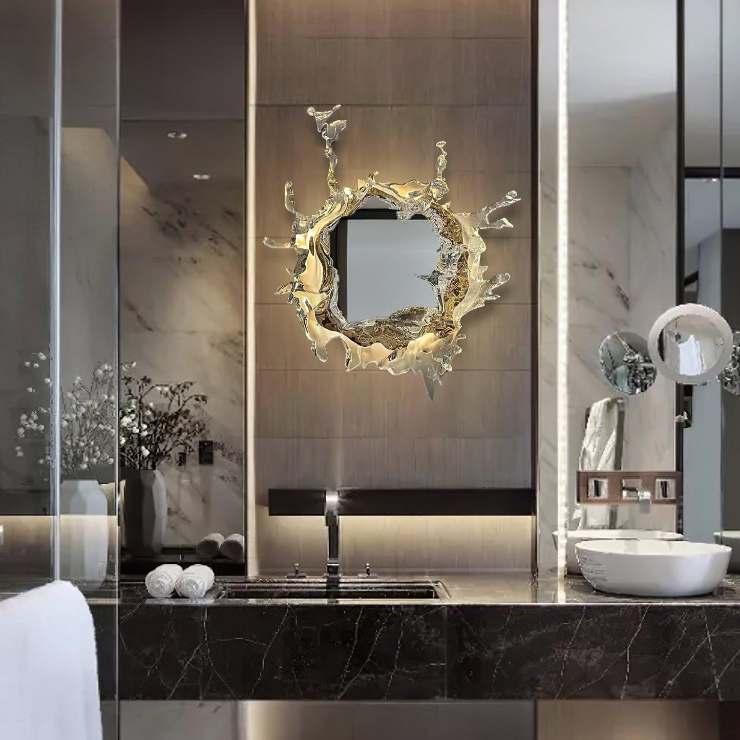 Water Drop Mirror Wall Lamp Wall lamp